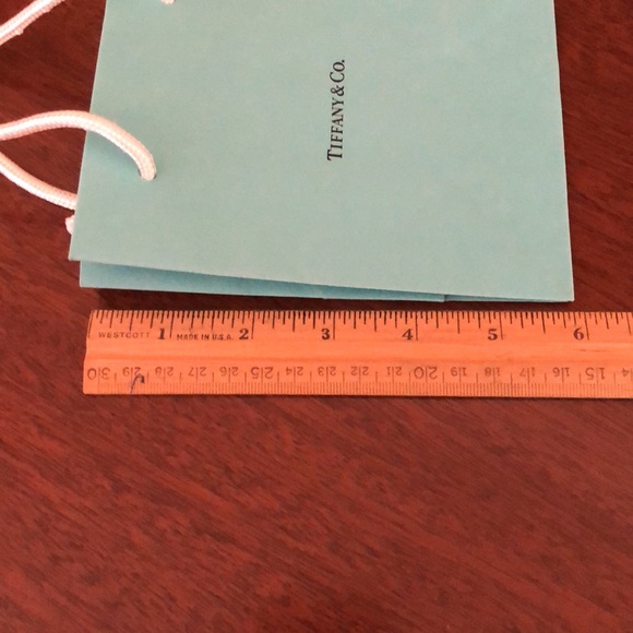 Tiffany & Co. Small Paper Shopping  Bags AND gift note and envelope - Picture 4 of 16